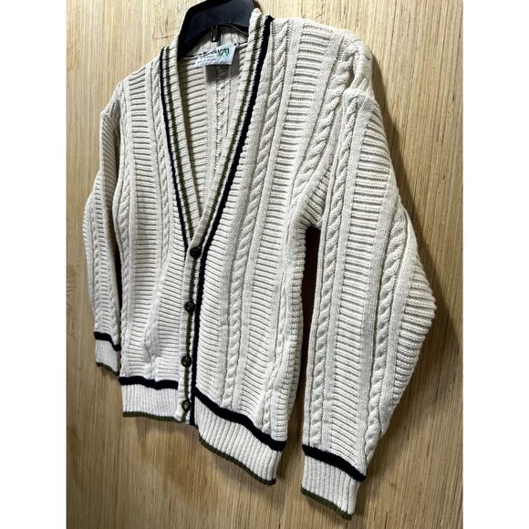 Glenbarra - Women's Casual Long Sleeve Sweater - Beige - Small - Picture 14 of 14